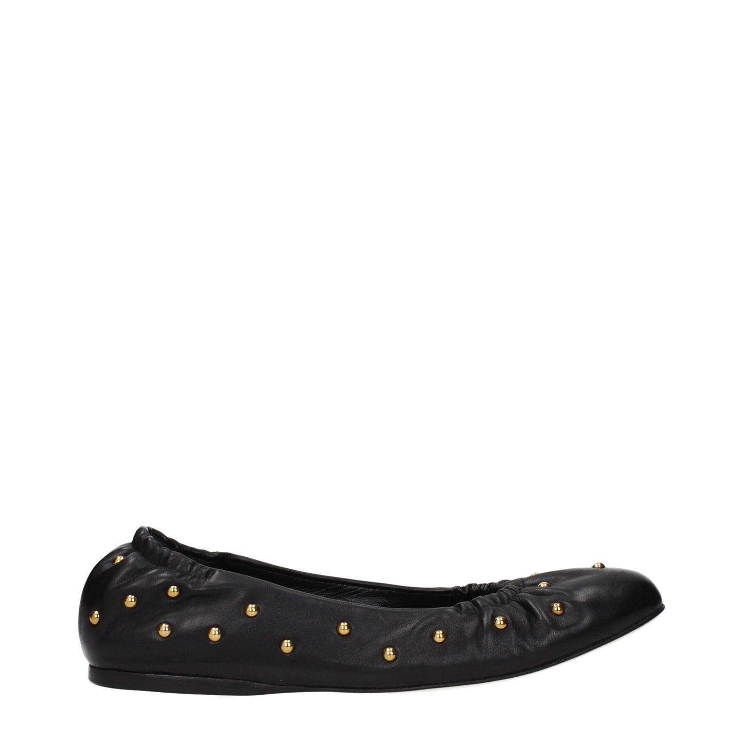 Chloé Black Leather Ballet Flats