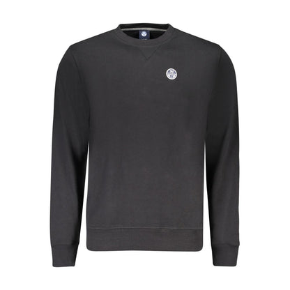 North Sails Black Cotton Mens Sweatshirt