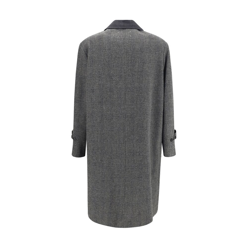Margiela Gray Fleece Wool Coat