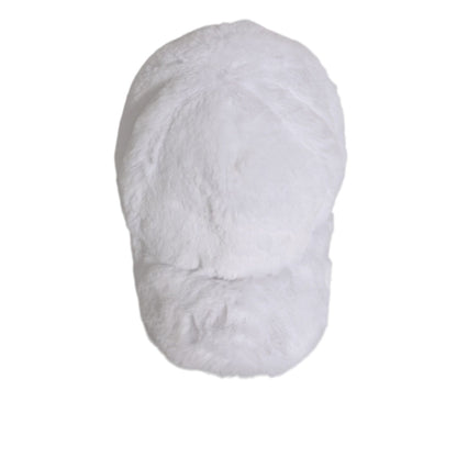 Dolce & Gabbana White Modacrylic Rapper Men Baseball Capello Hat