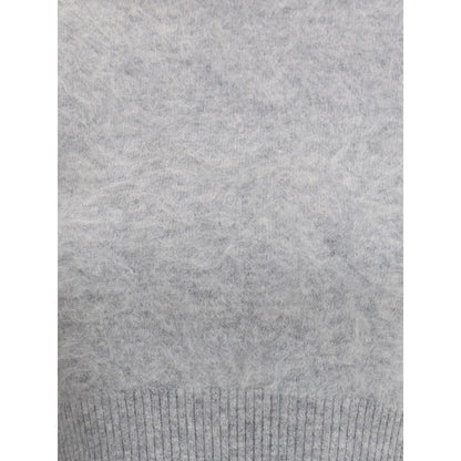 Max Mara Gray Cashmere Cashmere Sweater
