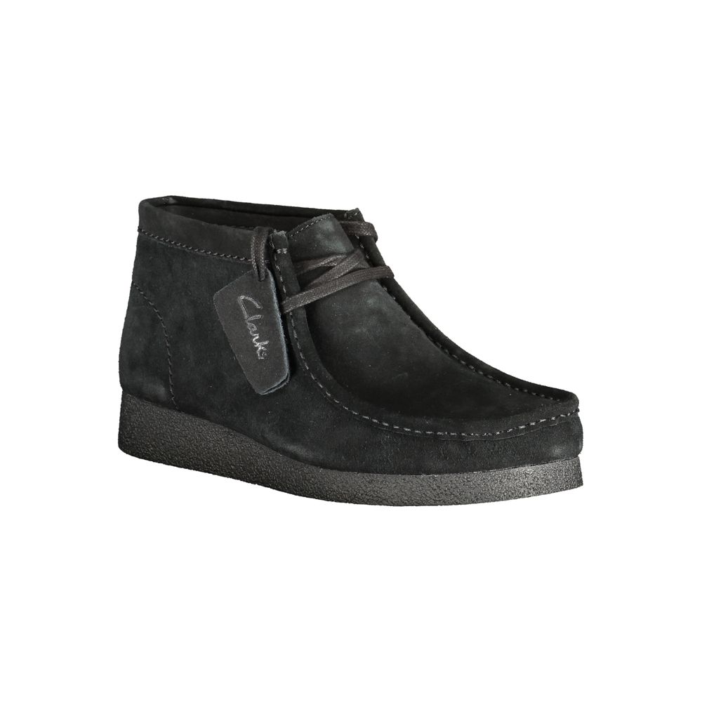 Clarks Nero Leather Men Sneaker