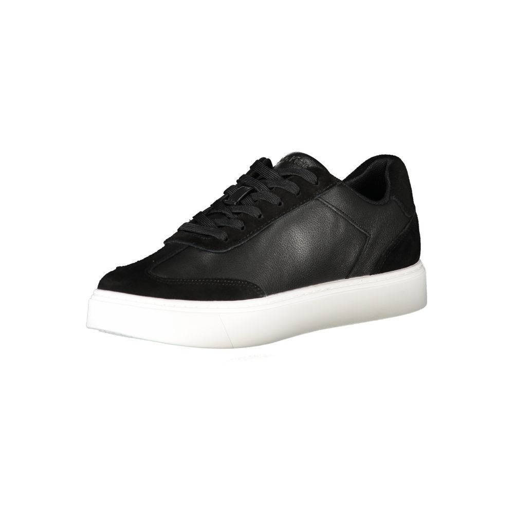 Calvin Klein Black Leather Men Sneaker