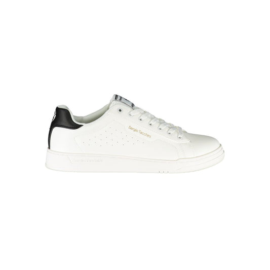 Sergio Tacchini Bianco Polyurethane Men Sneaker