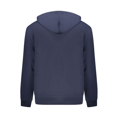 Calvin Klein Blu Cotton Men Sweatshirt