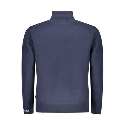 Pepe Jeans Blue Cotton Men Sweater Turtleneck