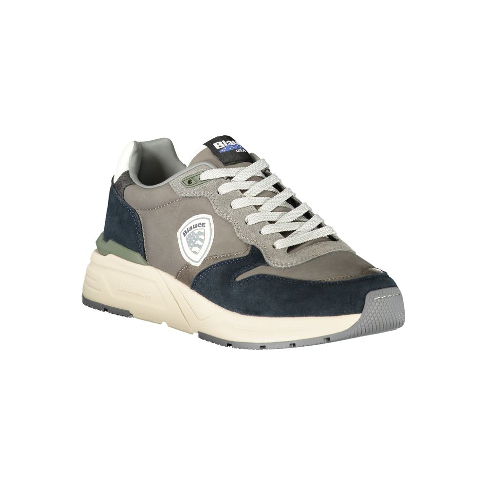 Blauer Grigio Polyurethane Men Sneaker