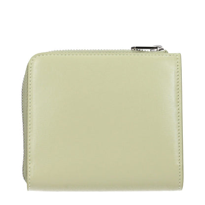 Jil Sander Green Leather Wallet