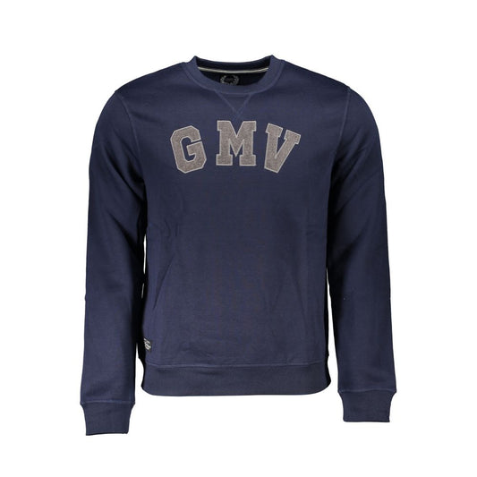 Gianmarco Venturi Blue Polyester Men Sweatshirt