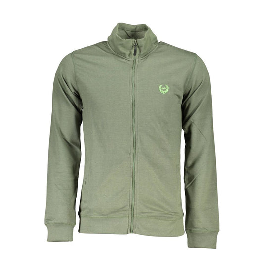 Gianmarco Venturi Verde Cotton Men Sweatshirt