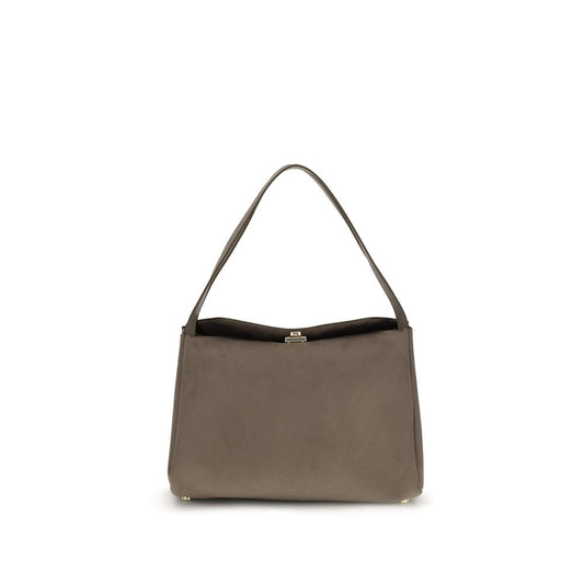 THEMOIRè Brown Polyester Shoulder Bag