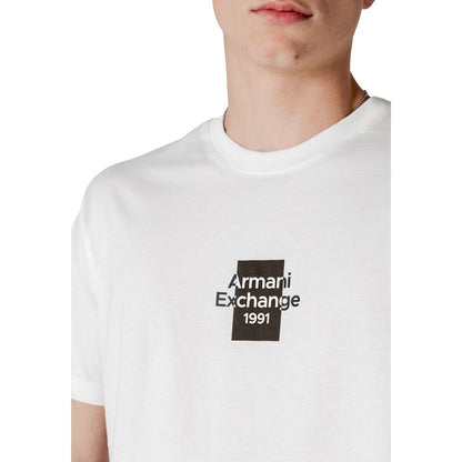 Armani Exchange White Cotton Sportswear