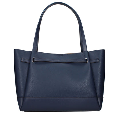 Michael Kors Blue Leather Shoulder Bag