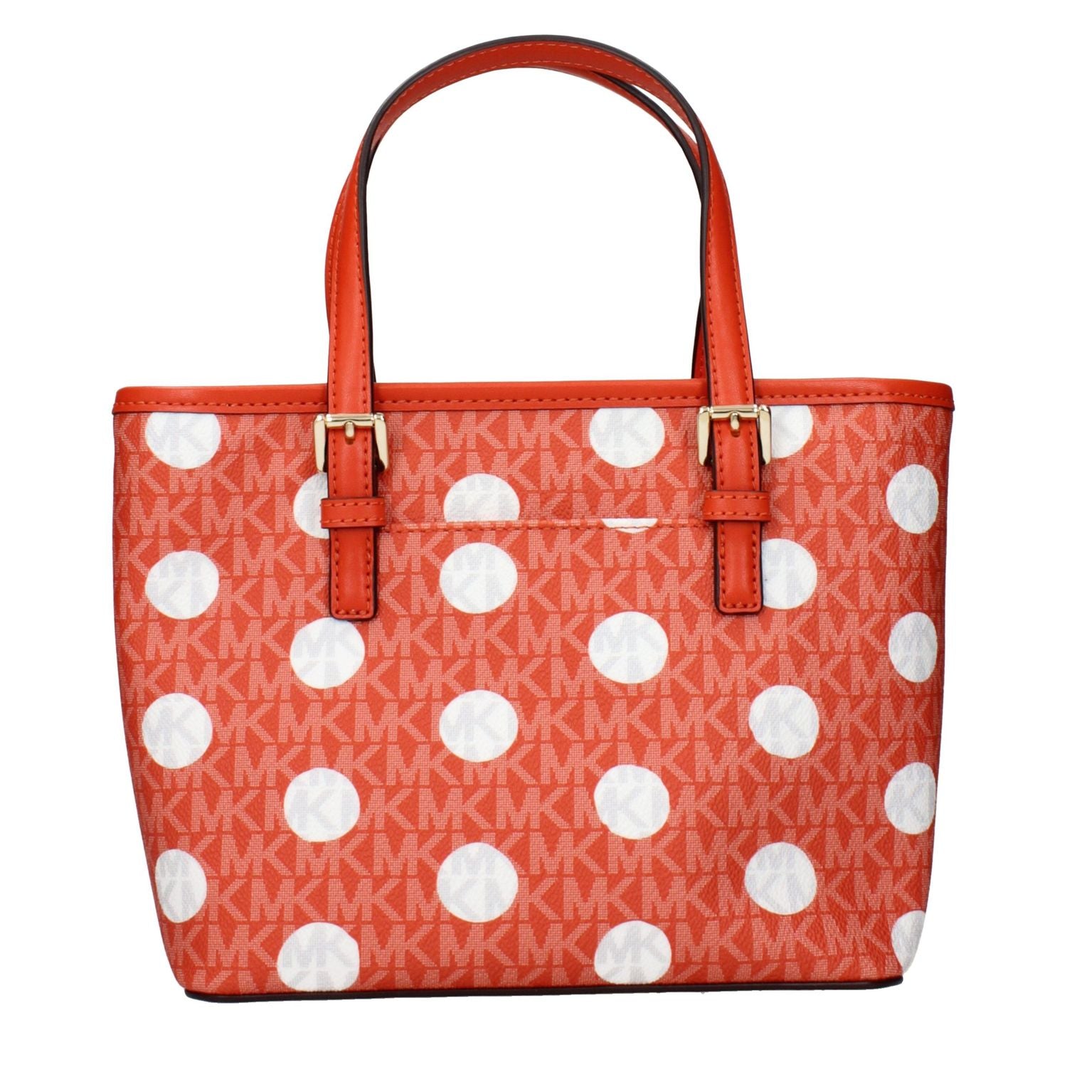 Michael Kors Orange Fabric Handbag