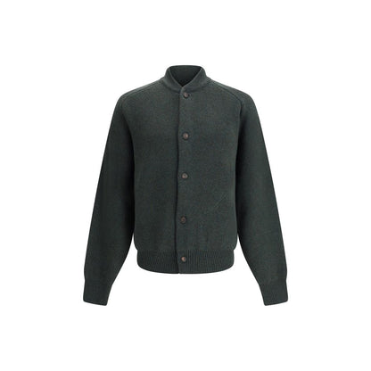 Jacquemus Bicolor Fleece Wool Cardigan