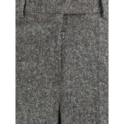Valentino Gray Wool Casual Pants