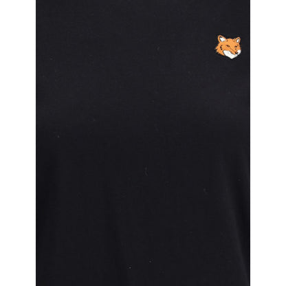 Maison Kitsuné Black Cotton T-Shirt