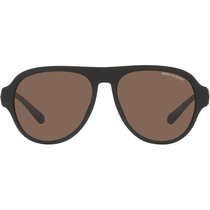 Armani Exchange Brown Acetate Sunglasses