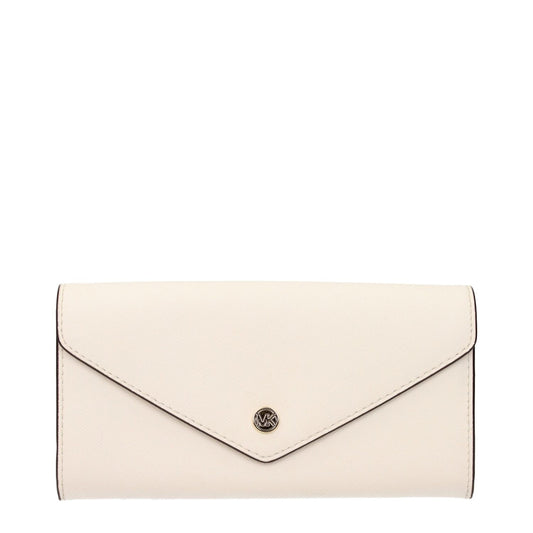Michael Kors Beige Leather Wallet
