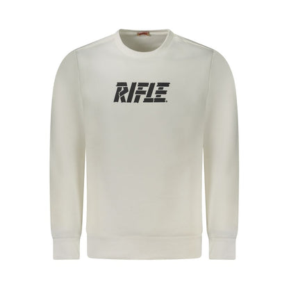 Rifle White Cotton Men Sweatshirt