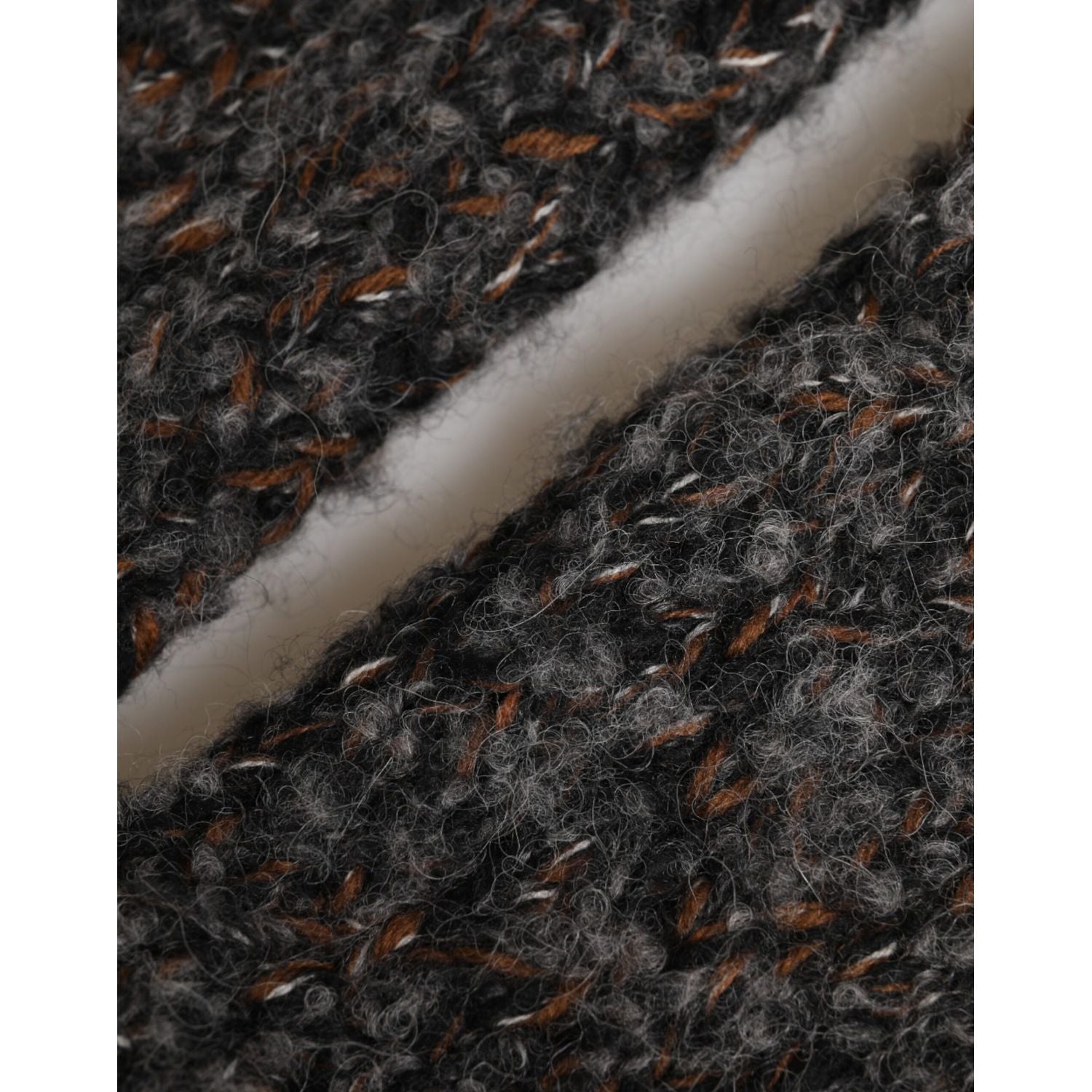 Dolce & Gabbana Gray Virgin Wool Knitted Fingerless Men Gloves