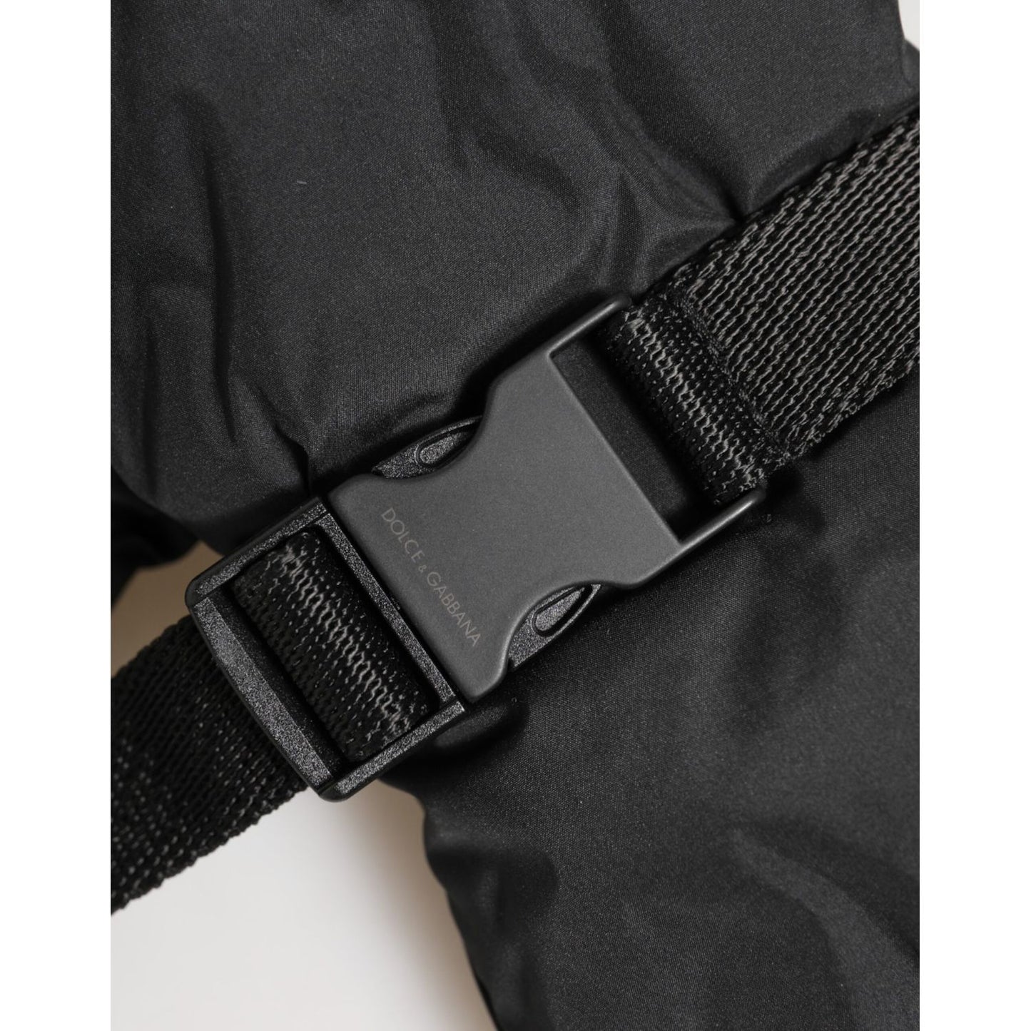 Dolce & Gabbana Black Windproof Ski Winter Warm Non Slip Gloves