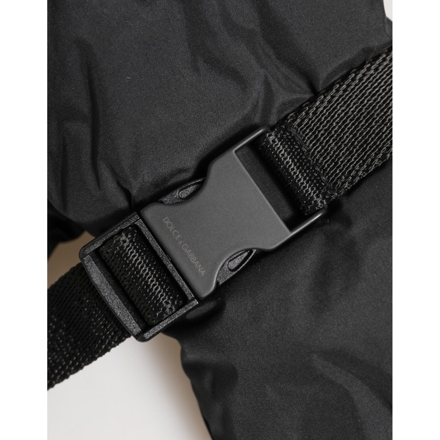 Dolce & Gabbana Black Windproof Ski Winter Warm Non Slip Gloves