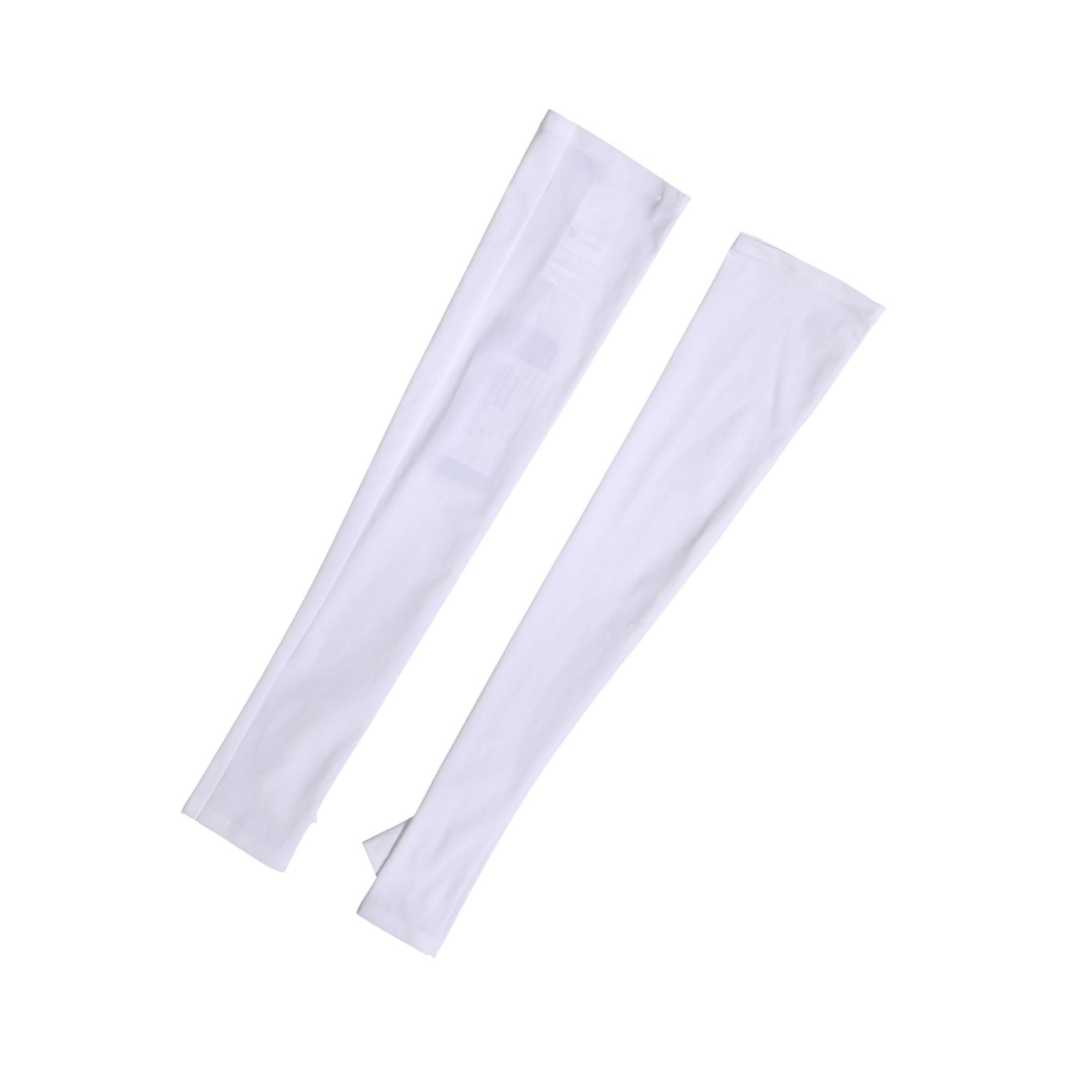 Dolce & Gabbana White Nylon Fingerless Elbow Length Mitten Gloves