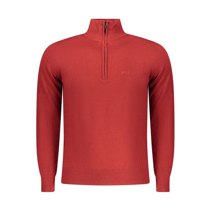 Rifle Red Polyester Men Sweater