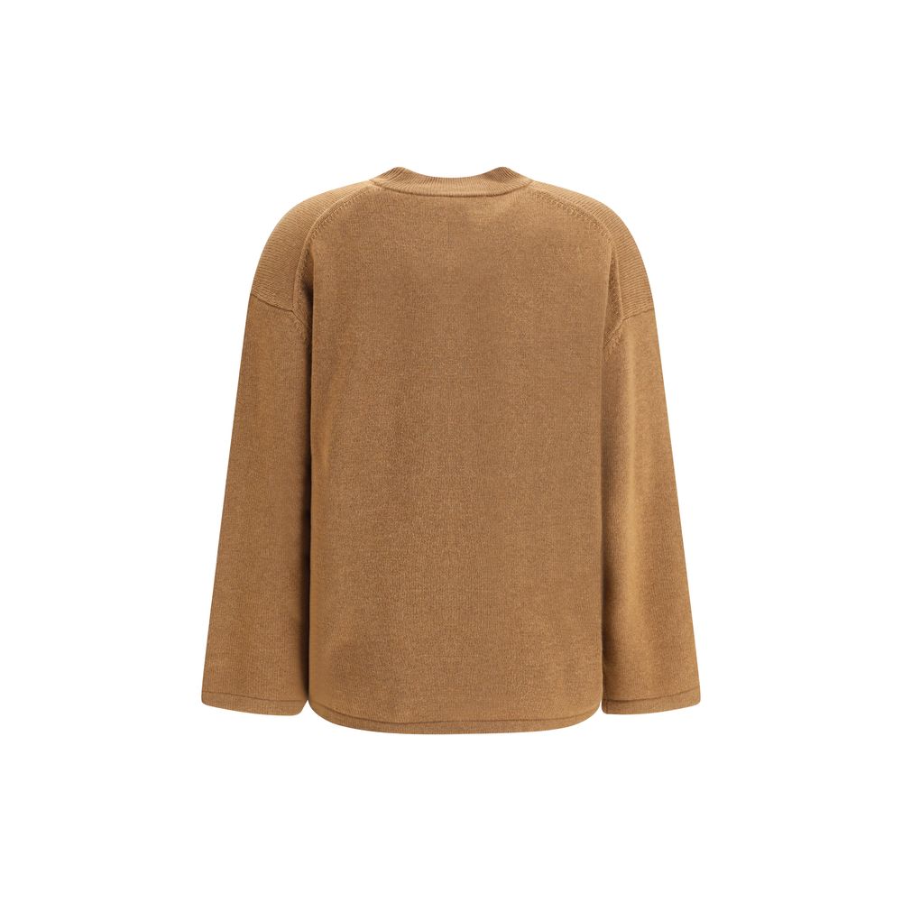 Max Mara Brown Wool Sweatshirt