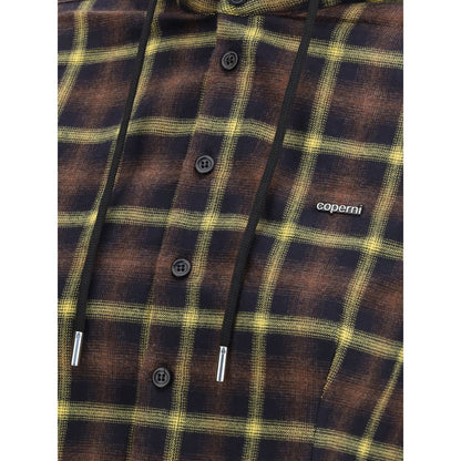 Coperni Brown Cotton Pattern Shirt