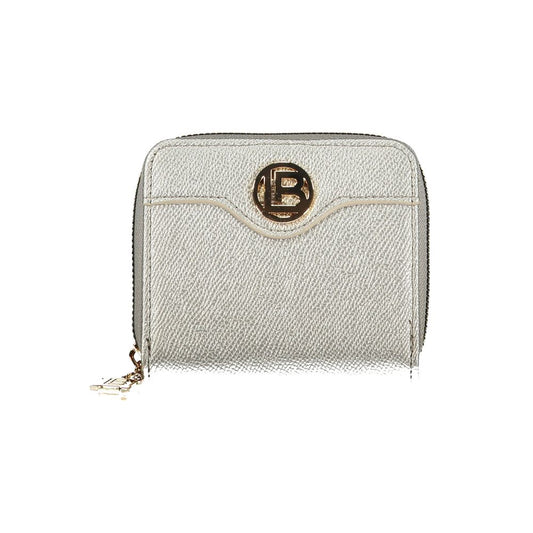 Laura Biagiotti Grigio Polyurethane Women Wallet