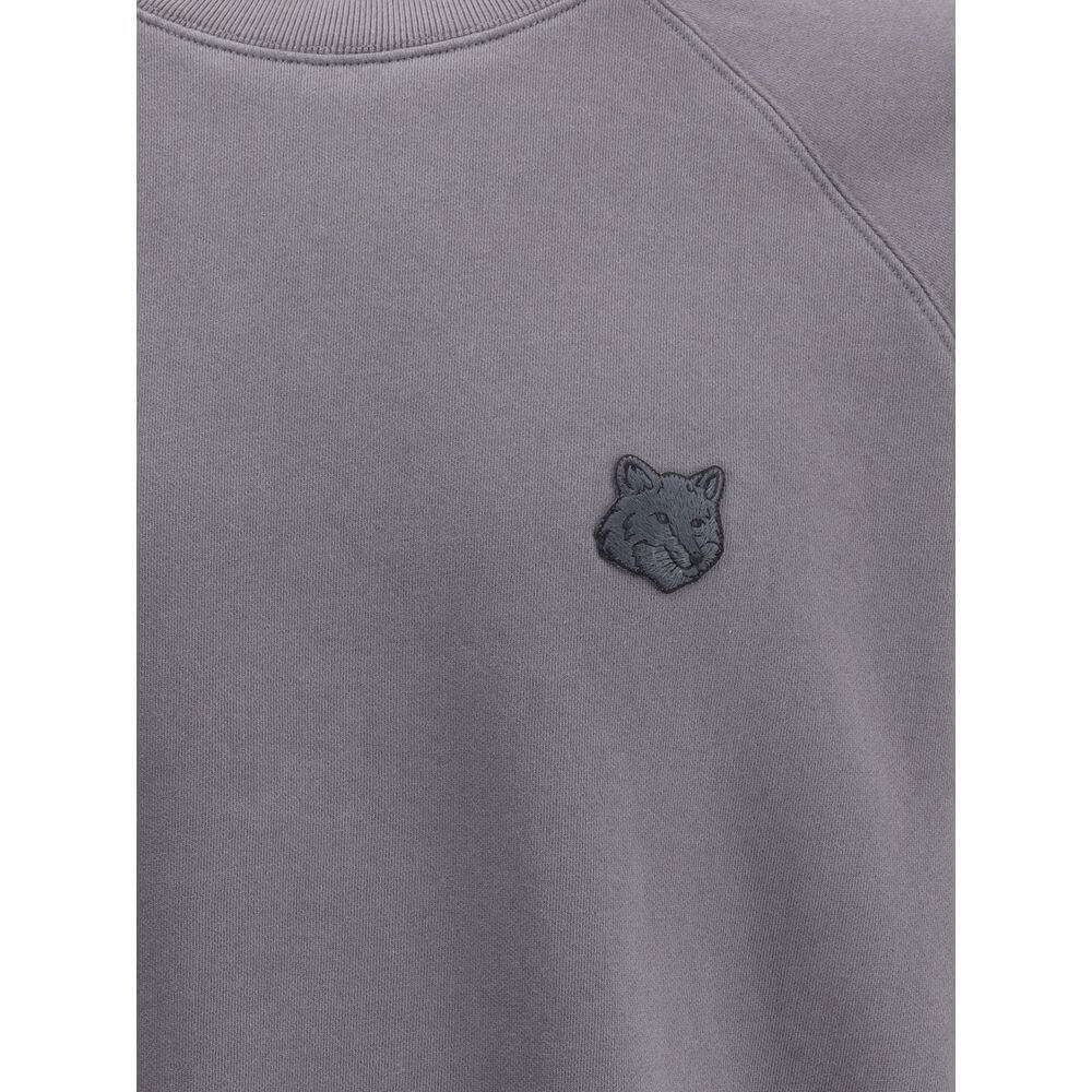 Maison Kitsuné Gray Cotton Sweatshirt