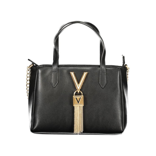 Mario Valentino Black Polyurethane Women Handbag
