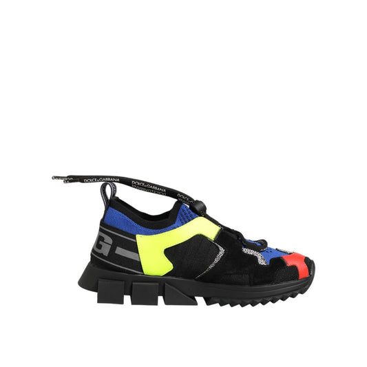 Dolce & Gabbana Multicolor Low Top Sorrento Sneakers Shoes