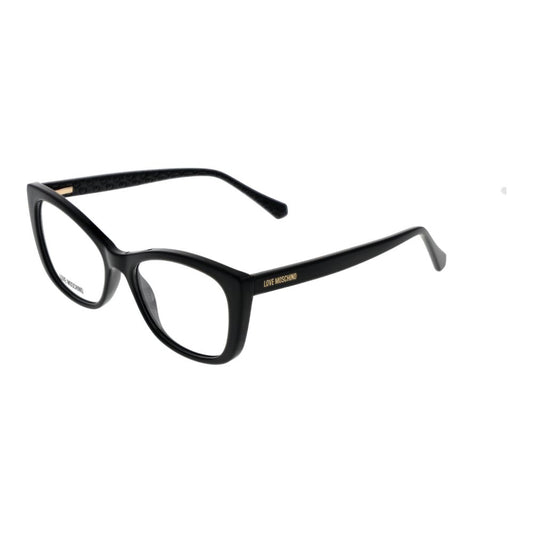 Love Moschino Black Cellulose Propionate Glasses (Frames) Love Moschino