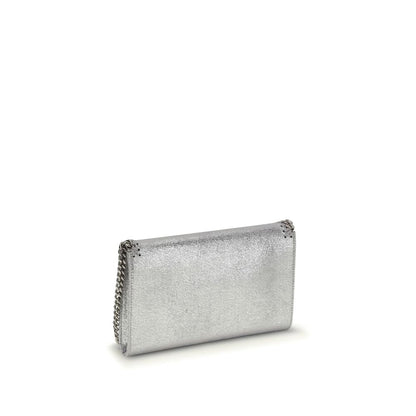 Stella McCartney Silver Polyester Shoulder Bag