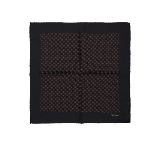 Tom Ford Black Silk Pocket Square