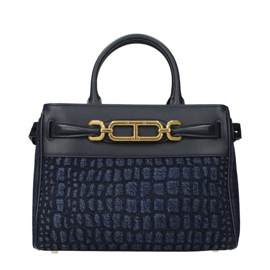 Tom Ford Blue Fabric Handbag