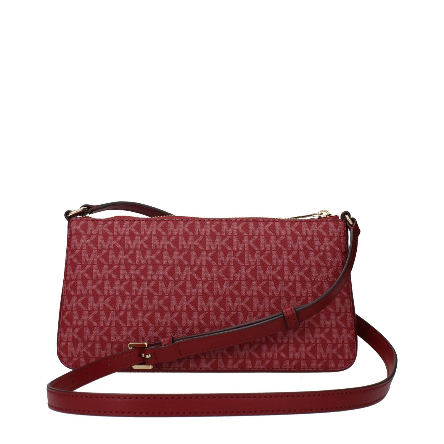 Michael Kors Red Fabric Crossbody Bag