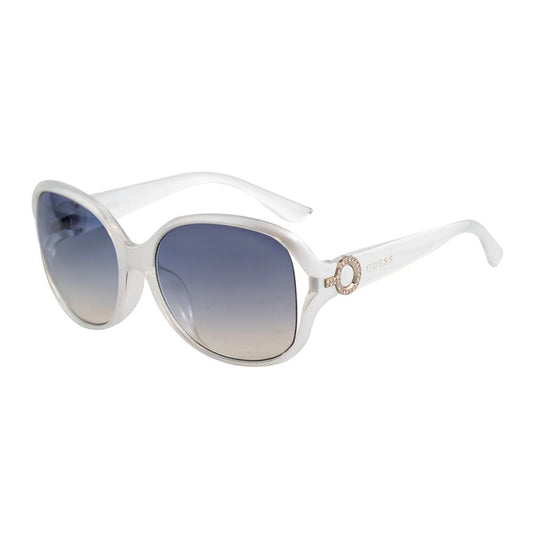 Guess White Injected Sunglasses