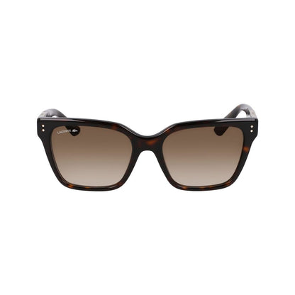 Lacoste Brown Acetate Sunglasses