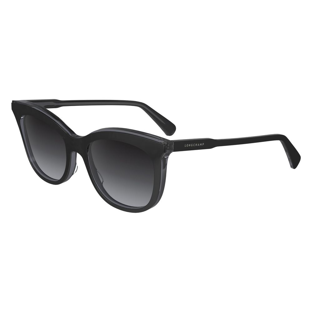 Longchamp Black Acetate Sunglasses