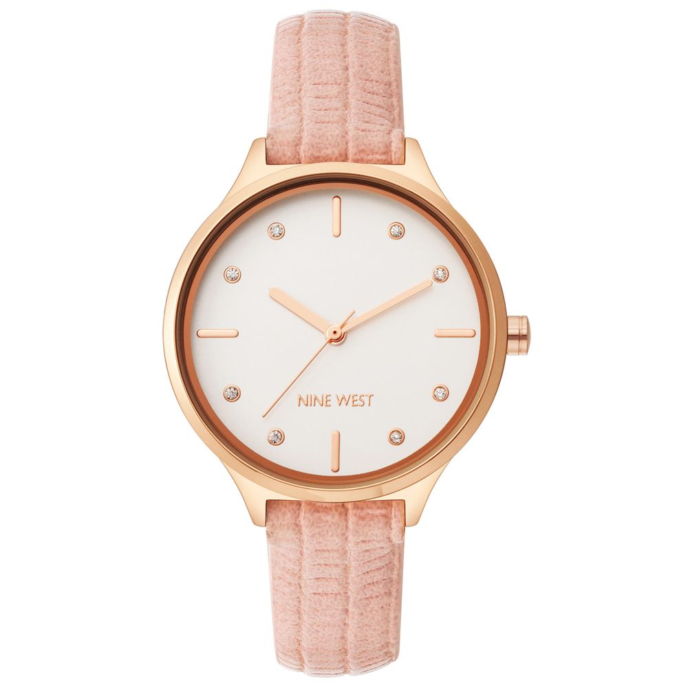 Nine West Multicolor Leather Dress Watch