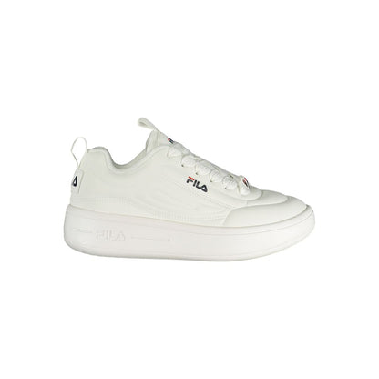 Fila White Polyester Women Sneaker