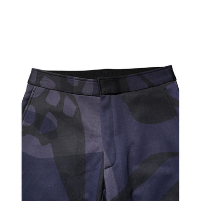Alexander McQueen Multicolor Patterned Tapered Fit Men Pants