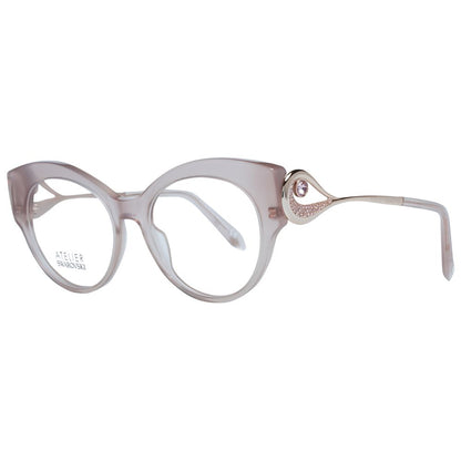 Atelier Swarovski Beige Plastic Glasses (Frames)