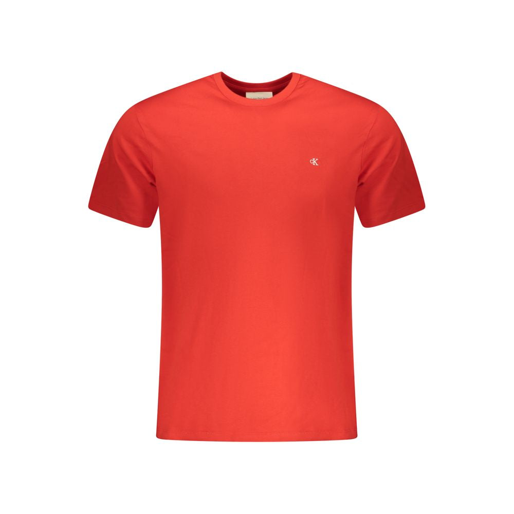 Calvin Klein Rosso Cotton Mens T-Shirt