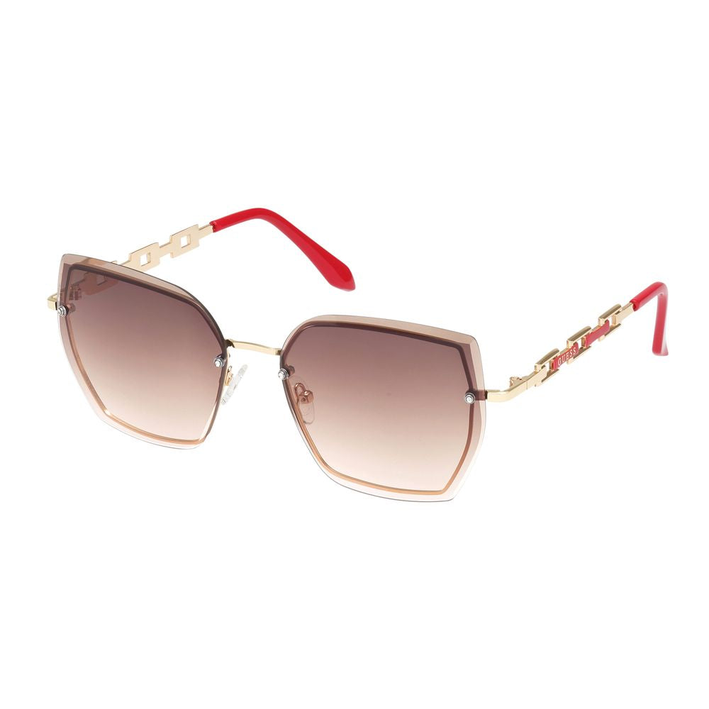 Guess Gold Metal Sunglasses