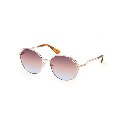 Guess Gold Metal Sunglasses